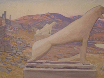 Основное изображение - Латри Михаил Пелопидович (1875-1942) - Делос. Львы у священной дороги