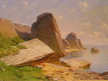 Основное изображение - Мещерский Арсений Иванович (1834-1902) - Скалистый берег