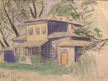 Основное изображение - Рундальцов Михаил Викторович (1871-1935) - Деревенский дом